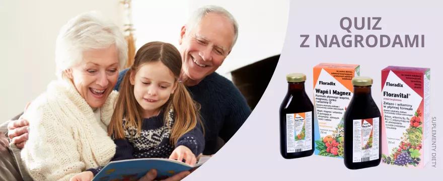 QUIZ z nagrodami: Zdrowe kości i sprawne mięśnie po 60 roku życia – podaruj dziadkom zdrowie