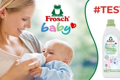 TESTOWANIE: Czyste i bez plam! Preparaty do prania dziecięcych ubranek od Frosch Baby