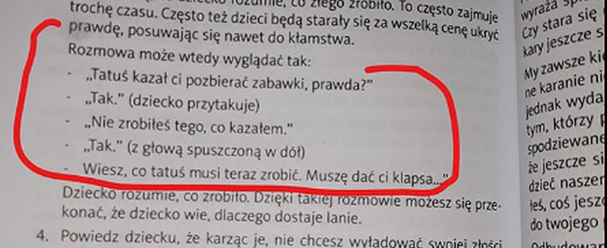 Pastor namawia do bicia dzieci – nawet niemowląt! Karanie promowane w książce