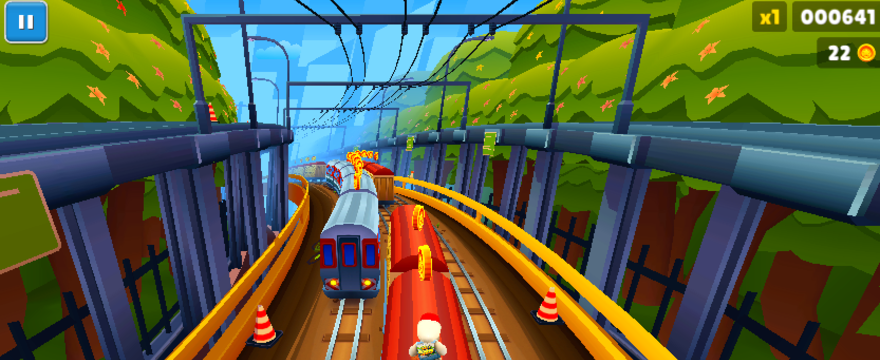 Zmierz się z nieskończonym torem przeszkód w Subway Surfers