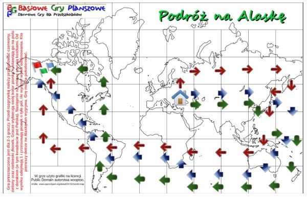 Gra "Podróż na Alaskę"